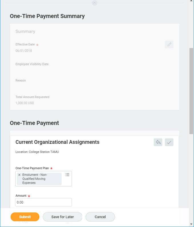 Moving Expenses Disbursement Manual